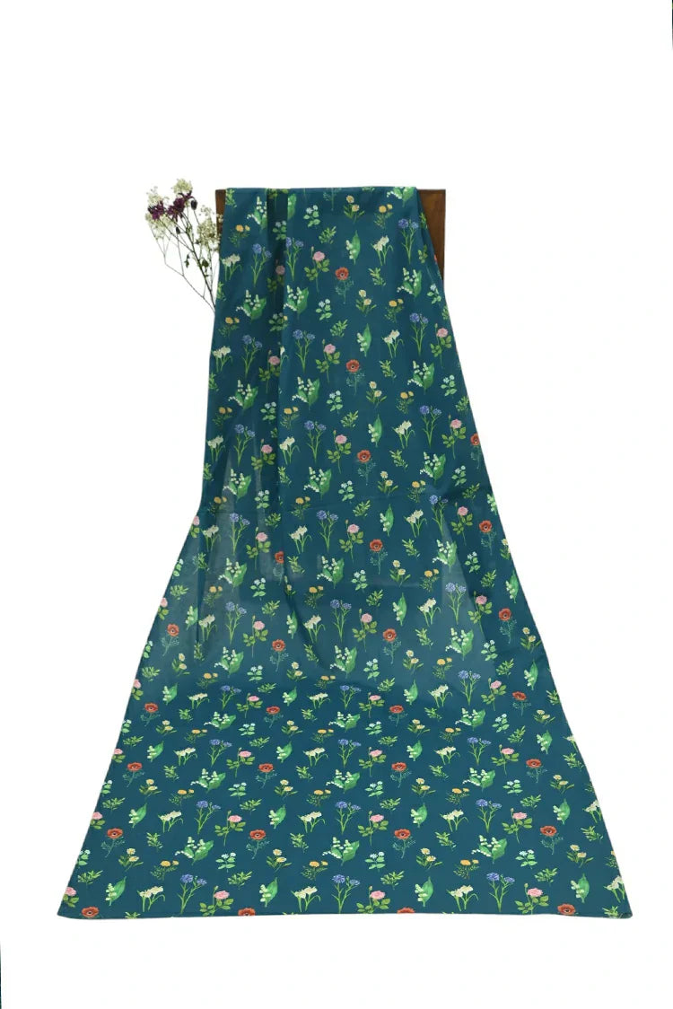 1-PC Unstitched Printed Cambric Kurti
