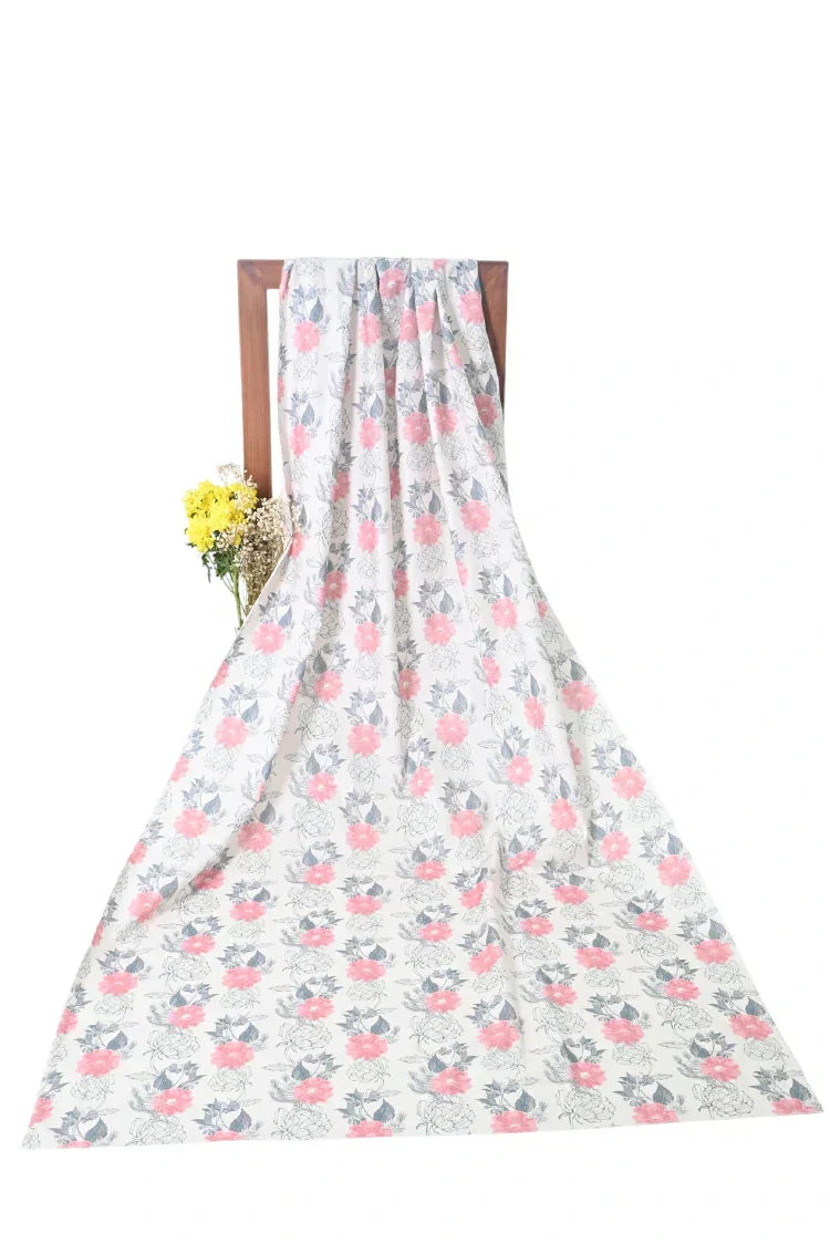 1-PC Unstitched Printed Cambric Kurti