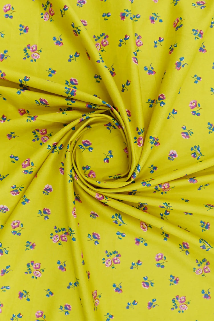 1-PC Unstitched Printed Cambric Kurti