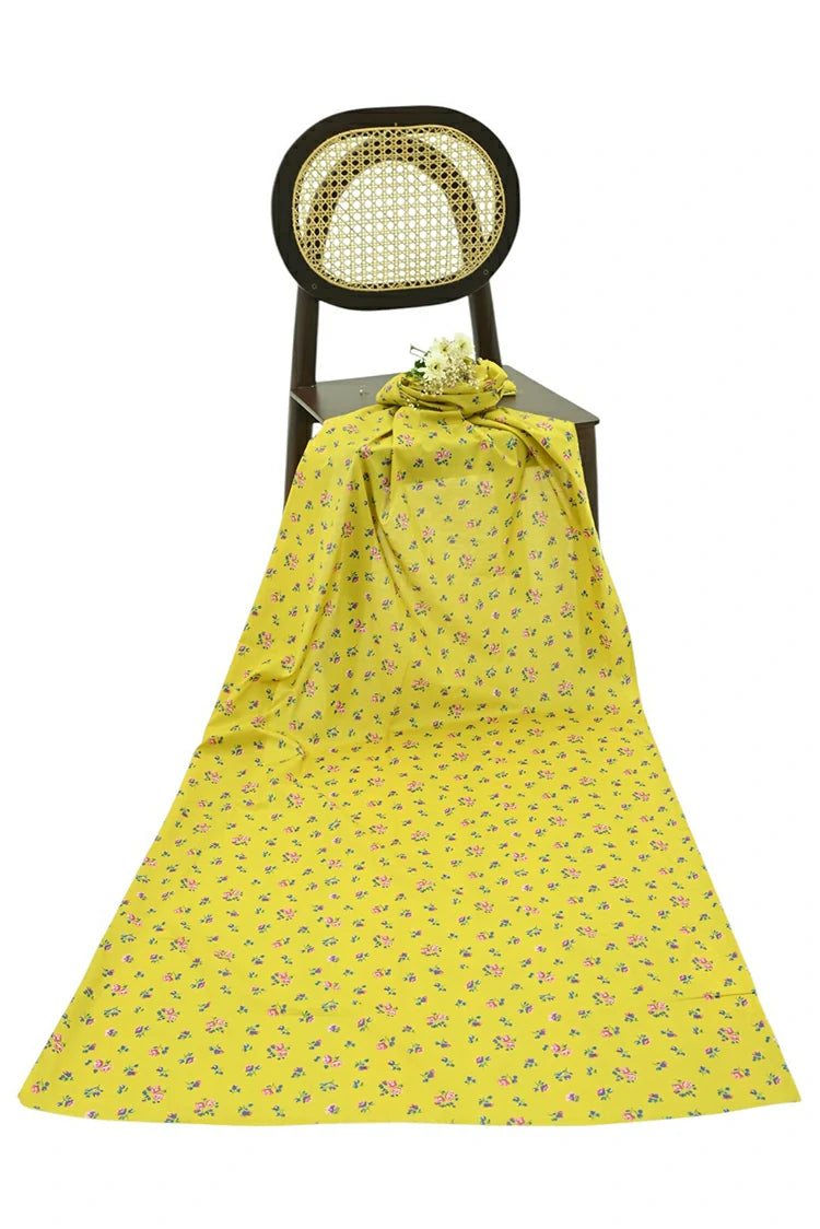 1-PC Unstitched Printed Cambric Kurti