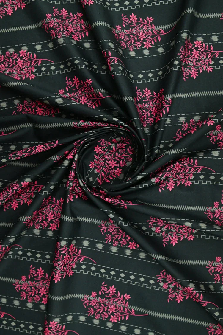 1-PC Unstitched Printed Cambric Kurti