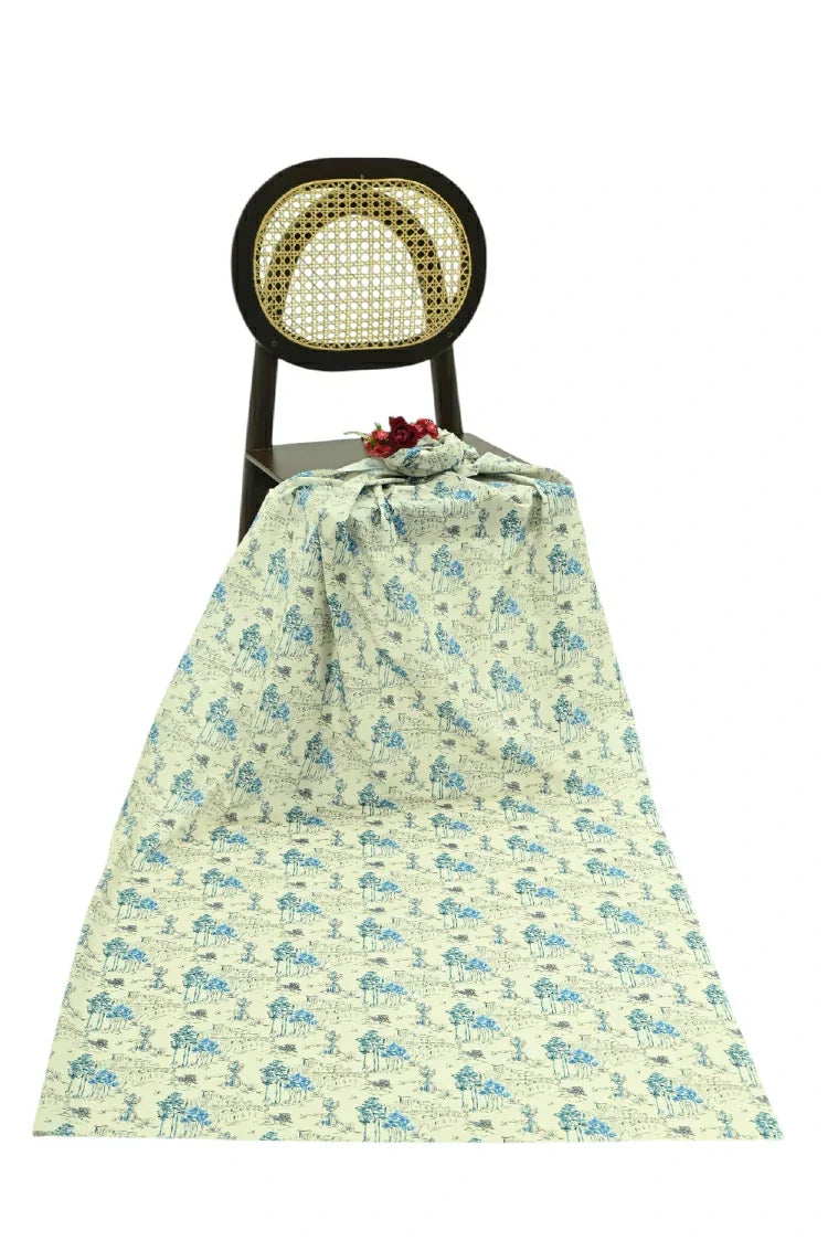 1-PC Unstitched Printed Cambric Kurti