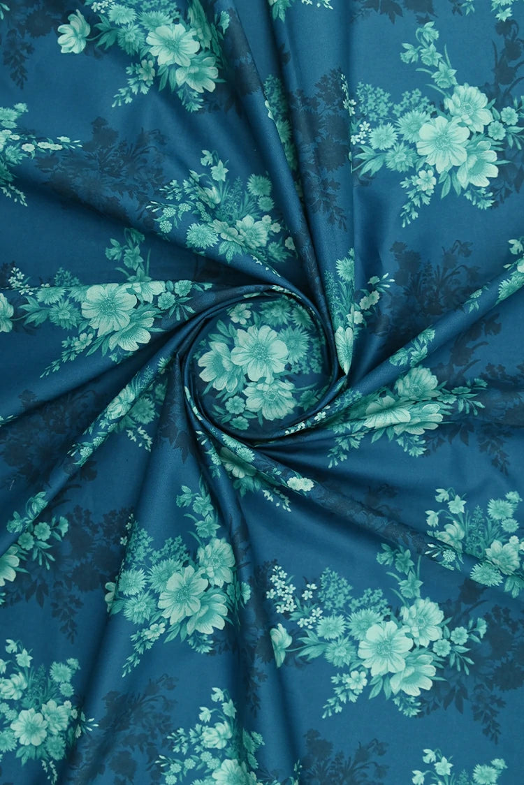 1-PC Unstitched Printed Cambric Kurti