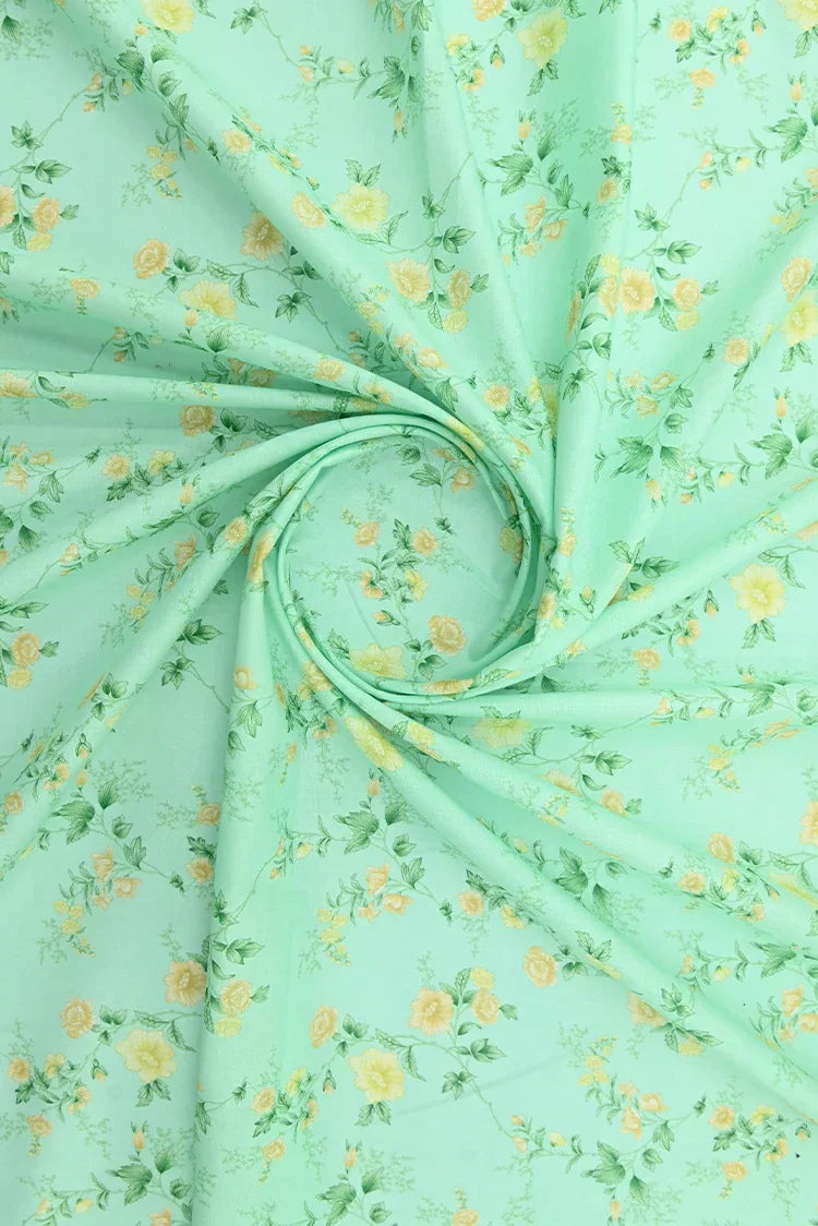 1-PC Unstitched Printed Cambric Kurti