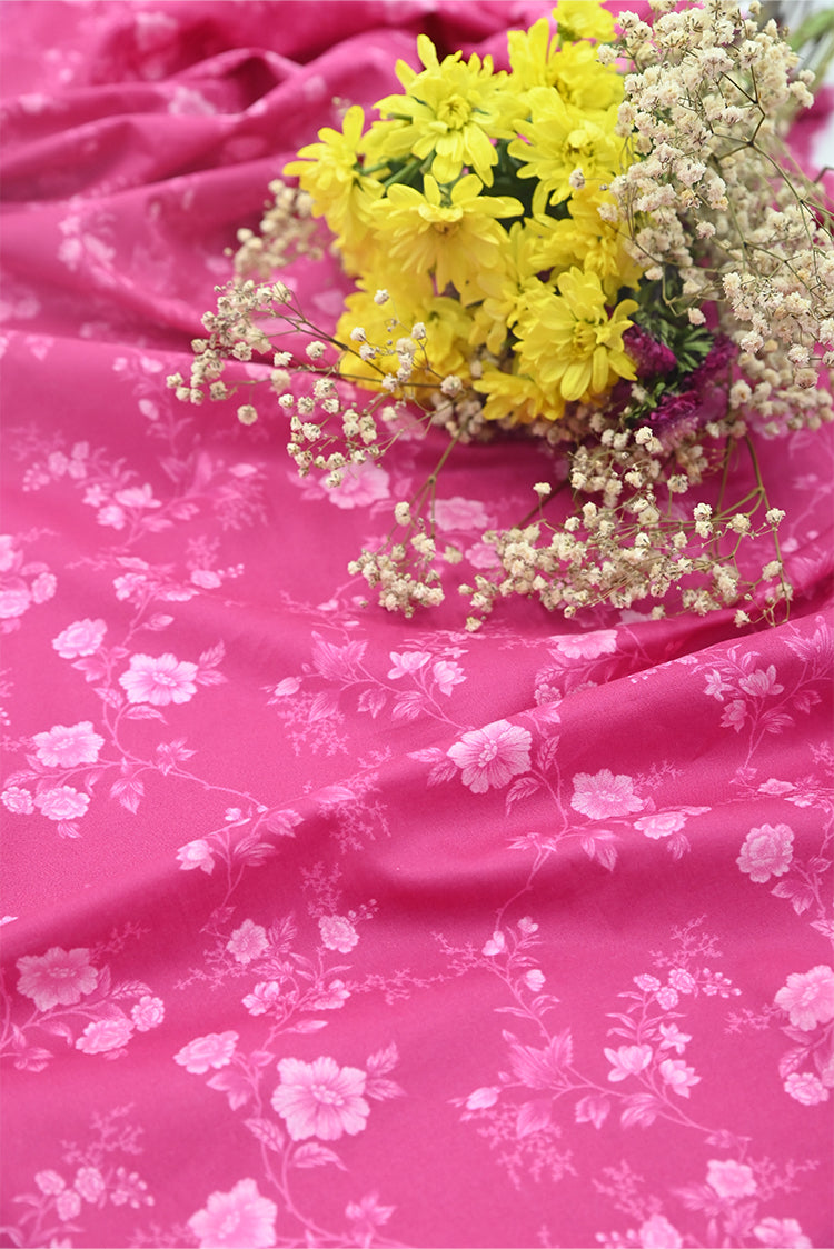 Picture of 1-PC Unstitched Printed Cambric Kurti - Available at Raja Sahib