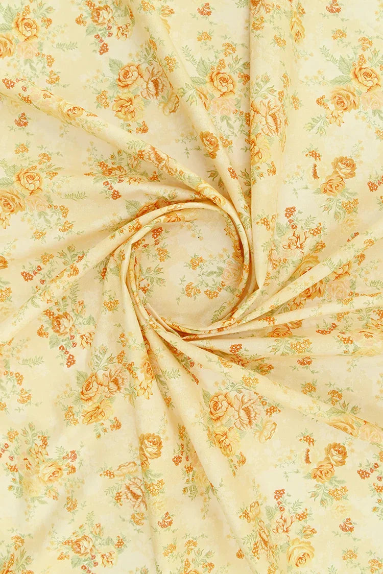 1-PC Unstitched Printed Cambric Kurti