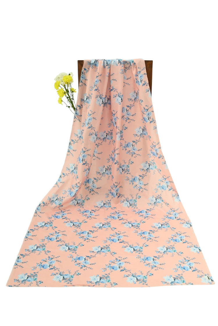 1-PC Unstitched Printed Cambric Kurti