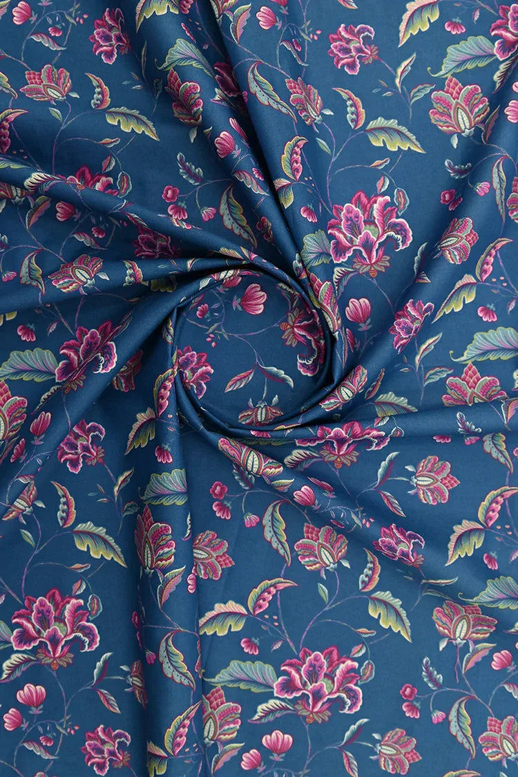 1-PC Unstitched Printed Cambric Kurti