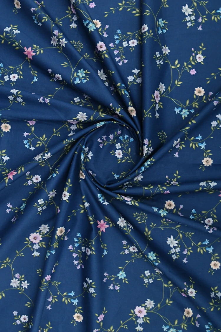 1-PC Unstitched Printed Cambric Kurti