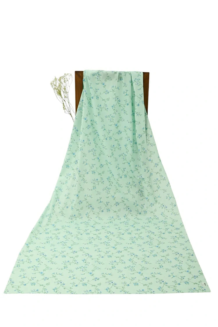 1-PC Unstitched Printed Cambric Kurti