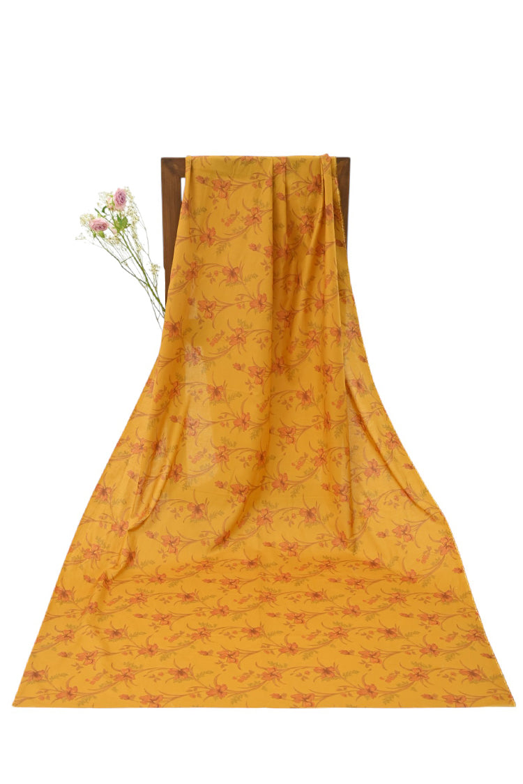 1-PC Unstitched Printed Cambric Kurti