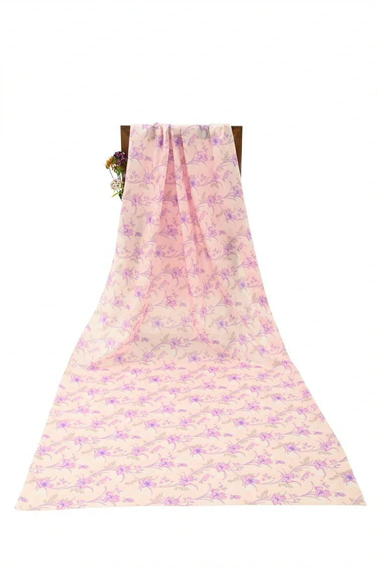 1-PC Unstitched Printed Cambric Kurti