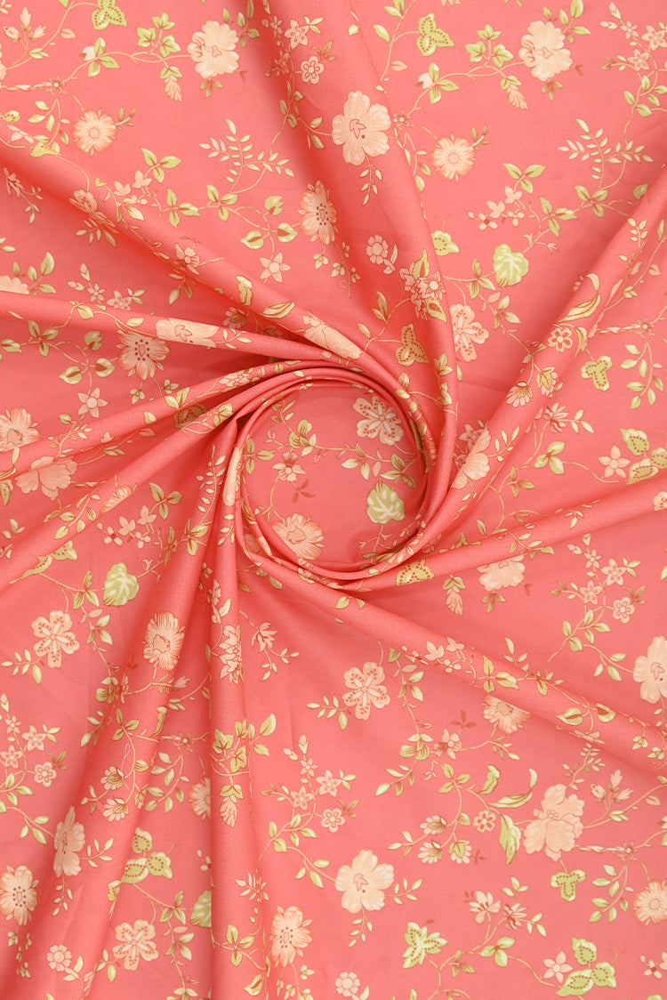 1-PC Unstitched Printed Cambric Kurti