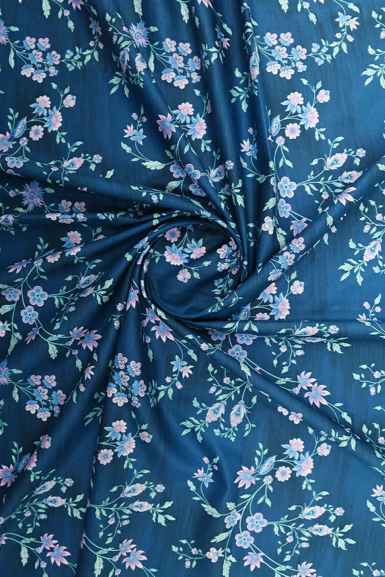 1-PC Unstitched Printed Cambric Kurti