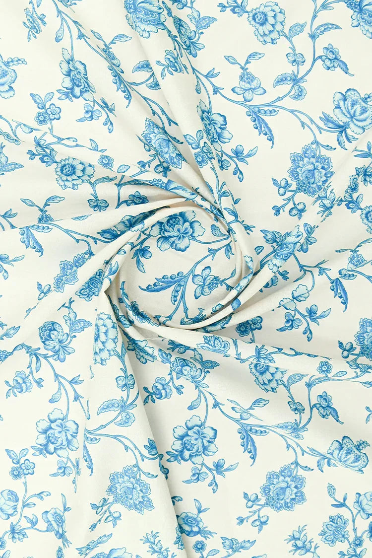 1-PC Unstitched Printed Cambric Kurti