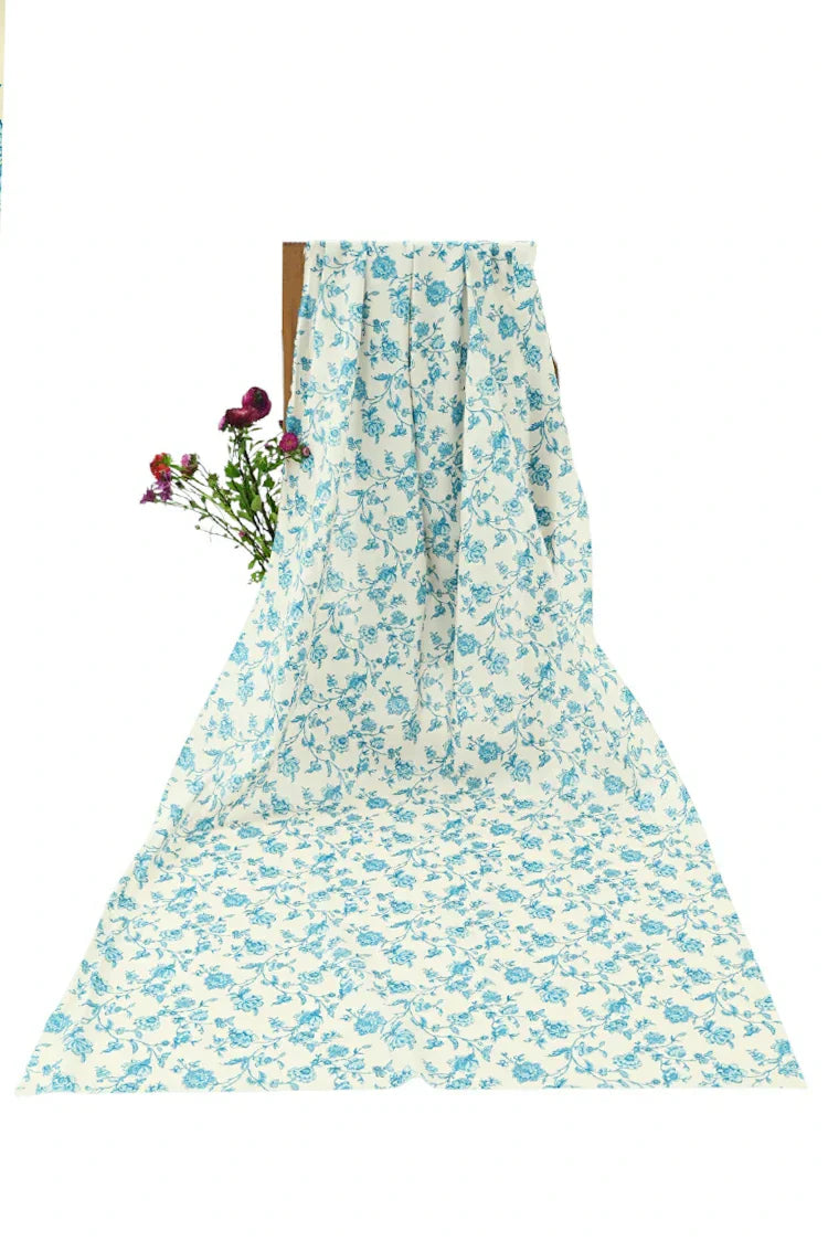 1-PC Unstitched Printed Cambric Kurti