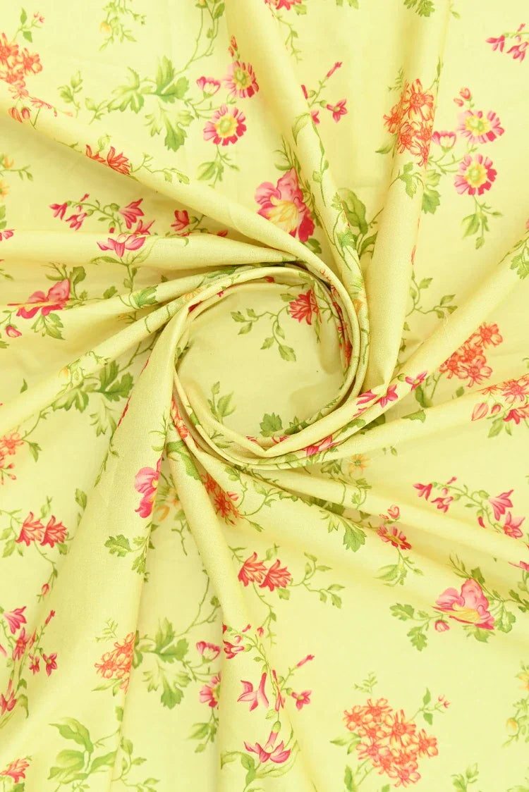 1-PC Unstitched Printed Cambric Kurti