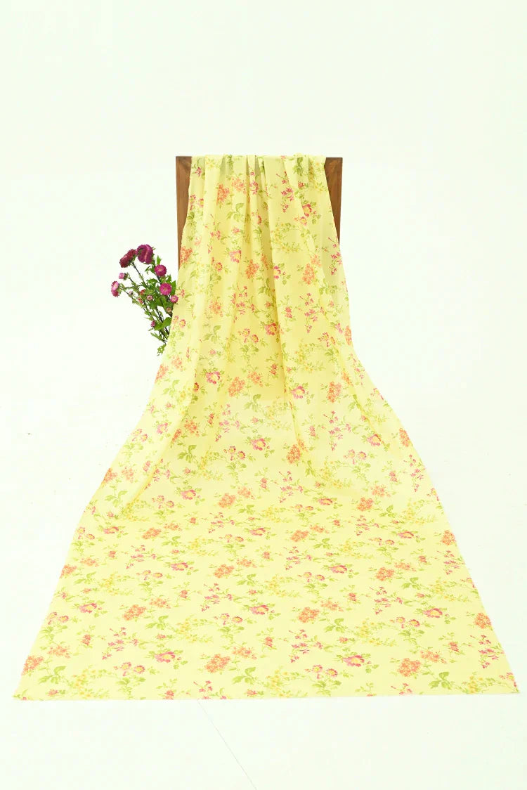 1-PC Unstitched Printed Cambric Kurti