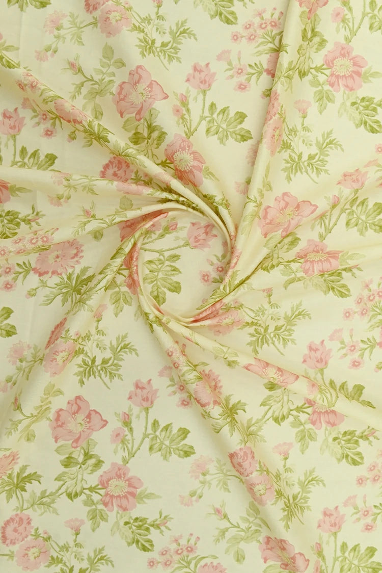 1-PC Unstitched Printed Cambric Kurti