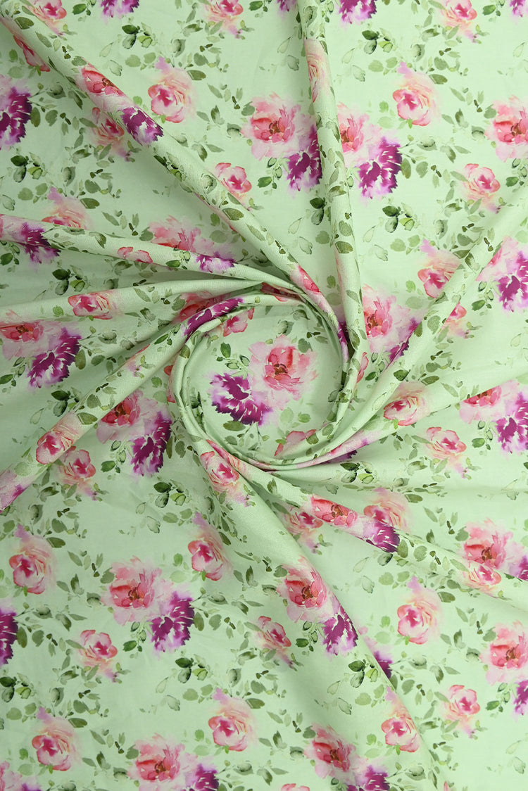 1-PC Unstitched Printed Cambric Kurti