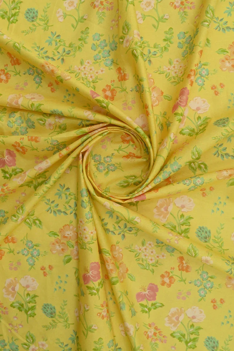 1-PC Unstitched Printed Cambric Kurti
