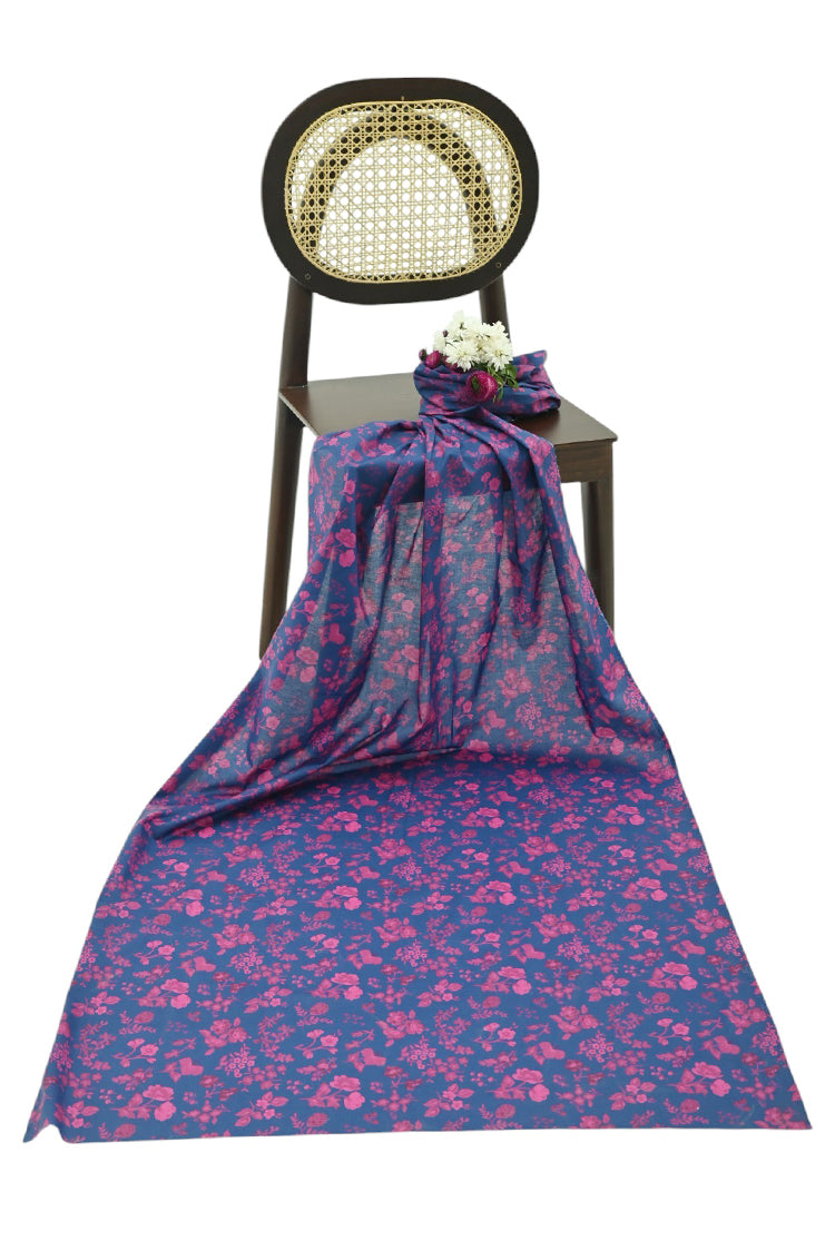 1-PC Unstitched Printed Cambric Kurti