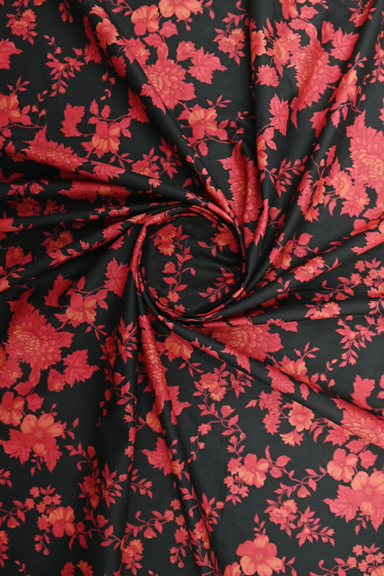 1-PC Unstitched Printed Cambric Kurti