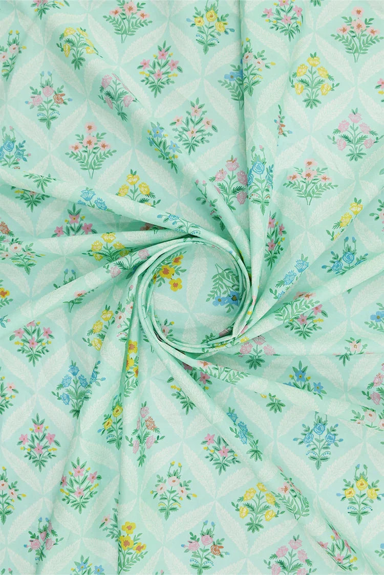 1-PC Unstitched Printed Cambric Kurti