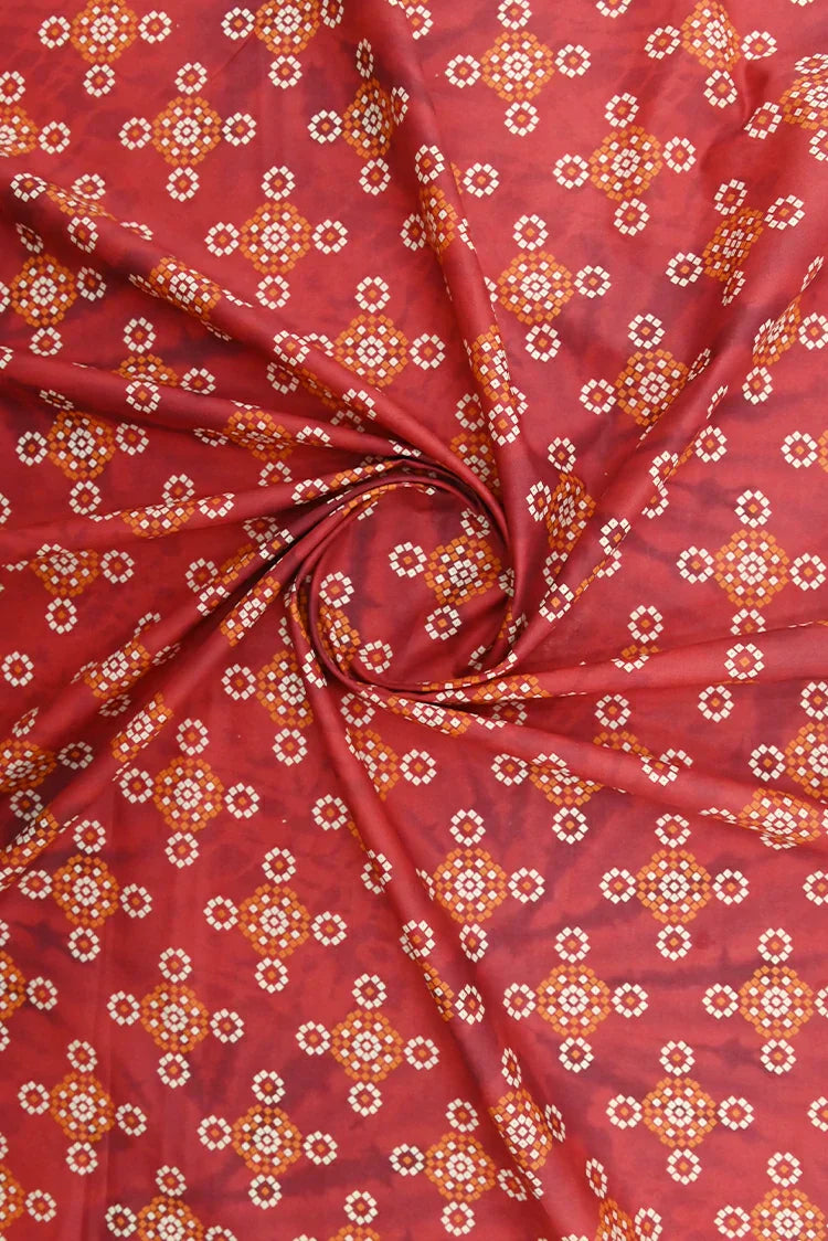 1-PC Unstitched Printed Cambric Kurti