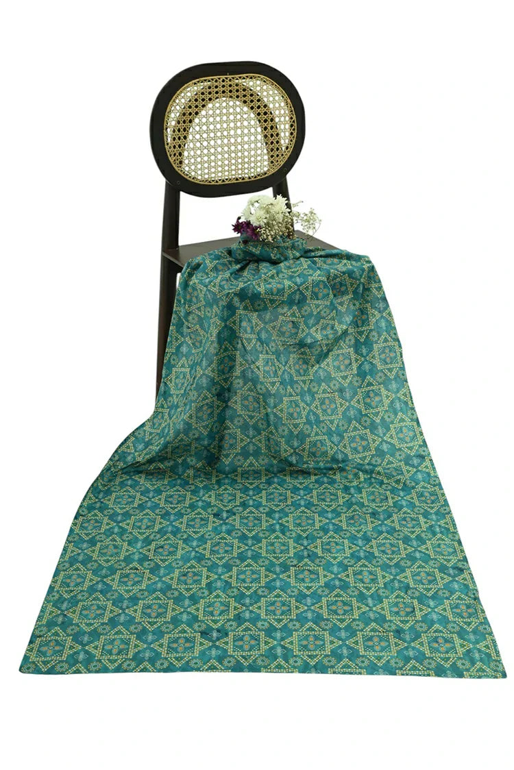 1-PC Unstitched Printed Cambric Kurti