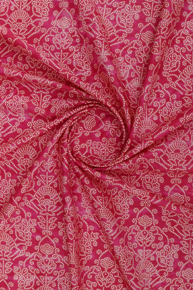 1-PC Unstitched Printed Cambric Kurti