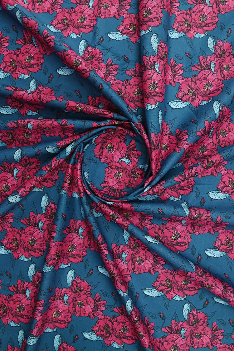 1-PC Unstitched Printed Cambric Kurti