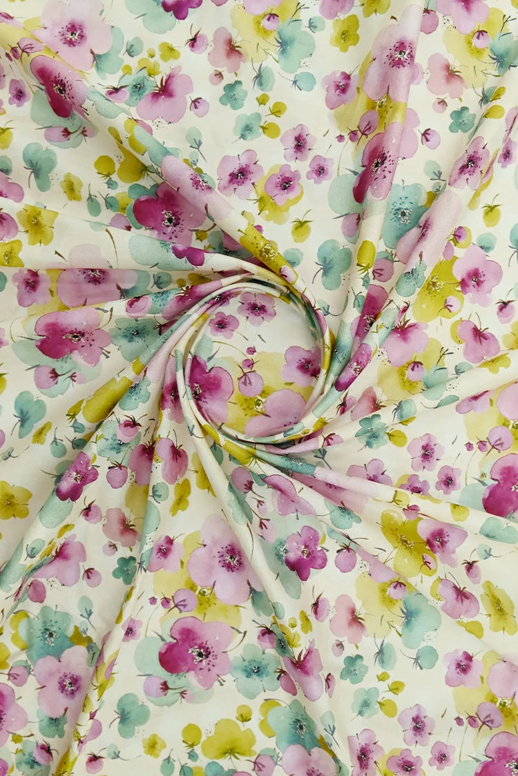 1-PC Unstitched Printed Cambric Kurti