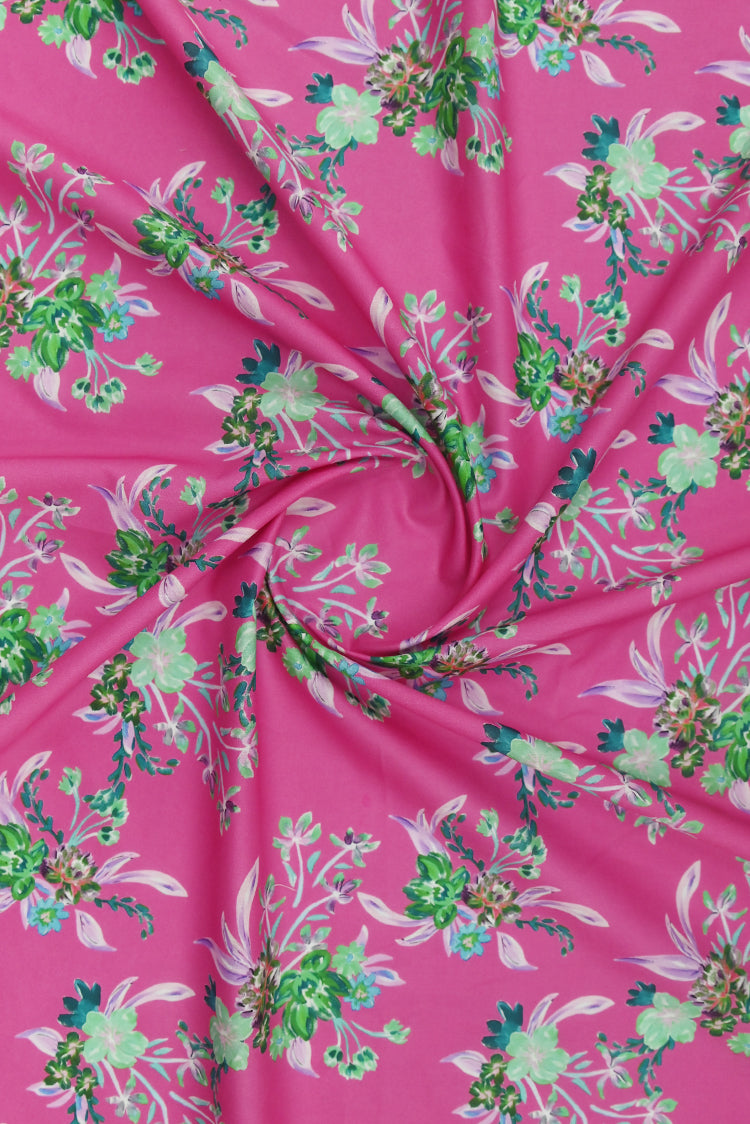 1-PC Unstitched Printed Cambric Kurti