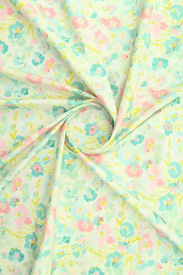 1-PC Unstitched Printed Cambric Kurti