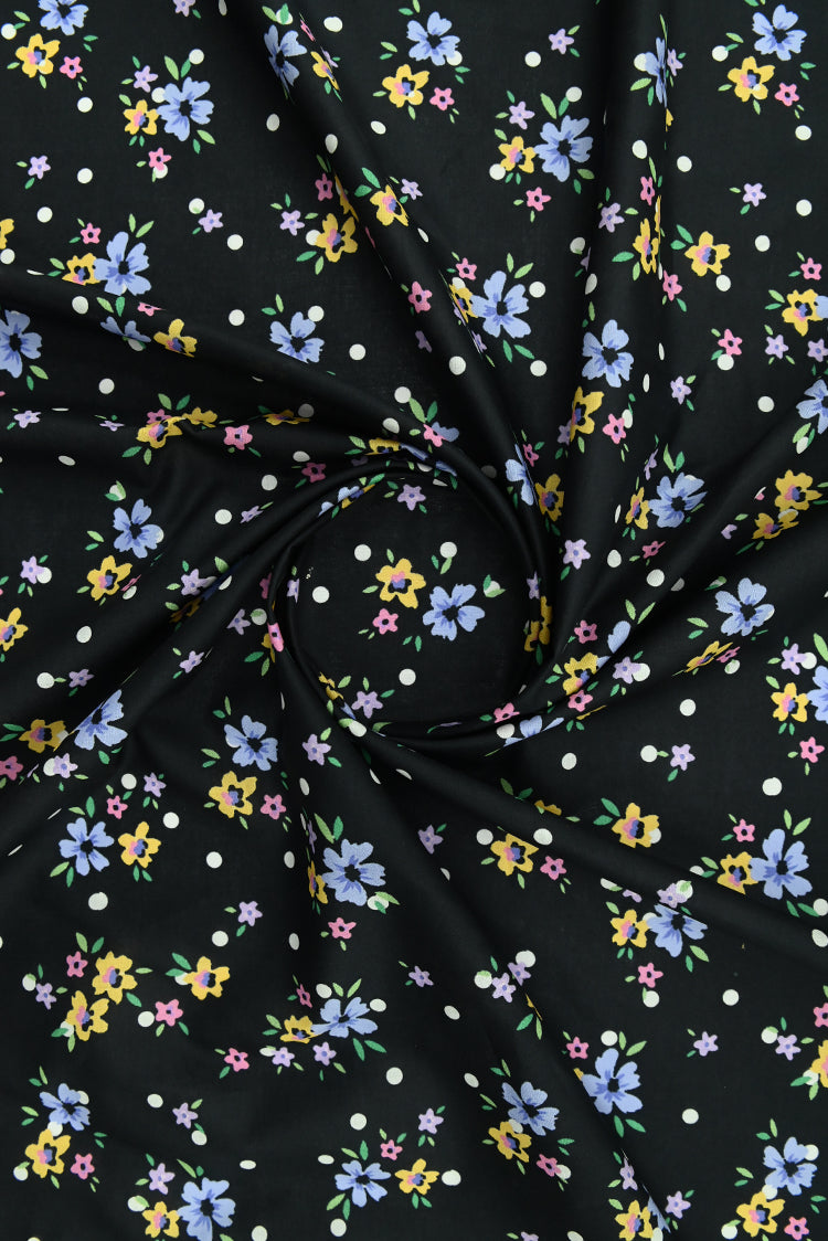 1-PC Unstitched Printed Cambric Kurti