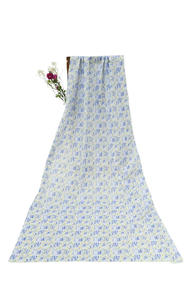 1-PC Unstitched Printed Cambric Kurti
