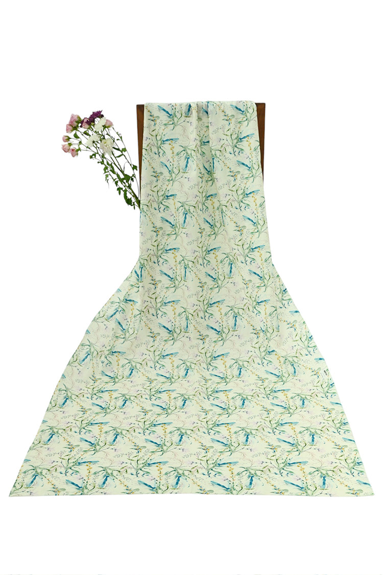 1-PC Unstitched Printed Cambric Kurti