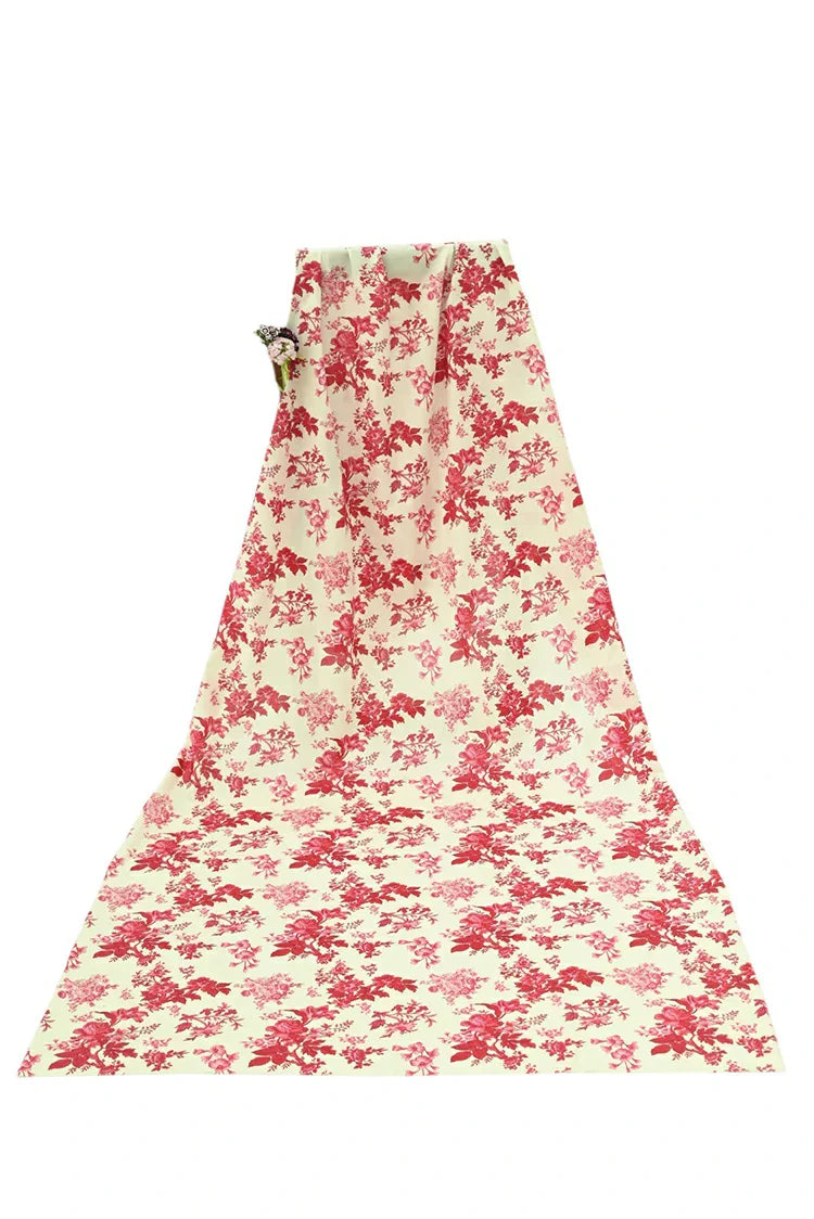 1-PC Unstitched Printed Cambric Kurti