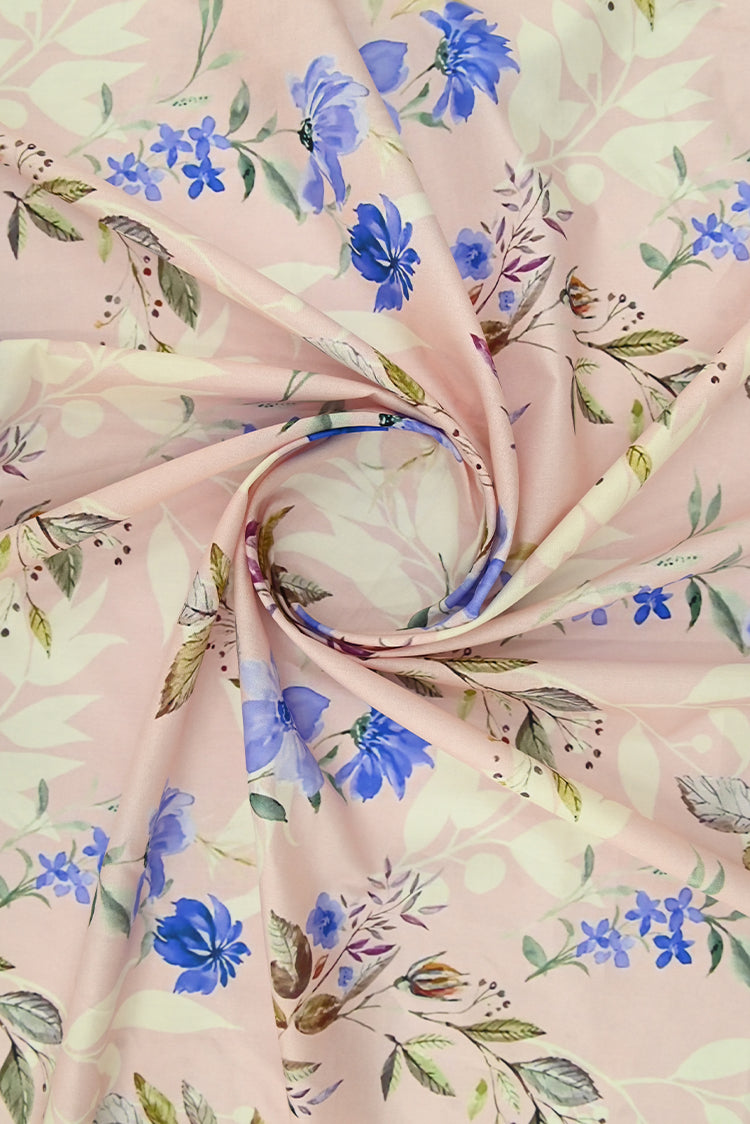 1-PC Unstitched Printed Cambric Kurti