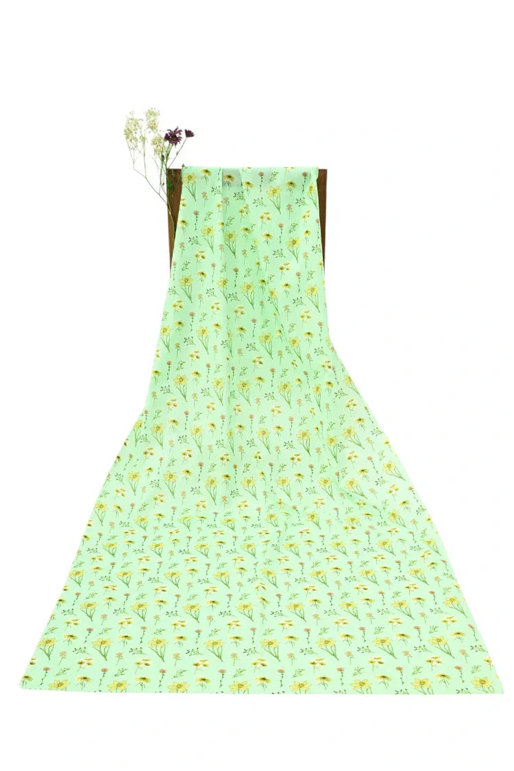 1-PC Unstitched Printed Cambric Kurti