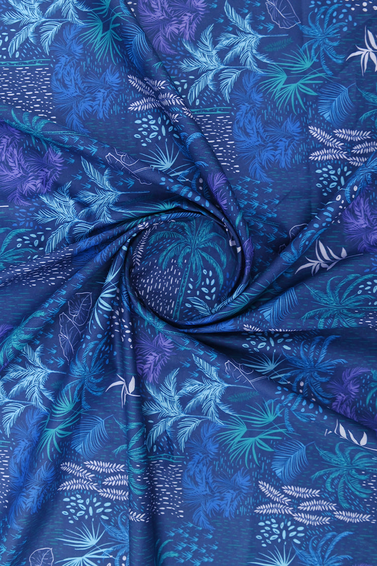 1-PC Unstitched Printed Cambric Kurti