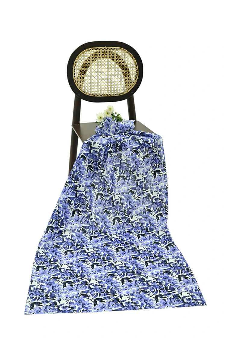 1-PC Unstitched Printed Cambric Kurti