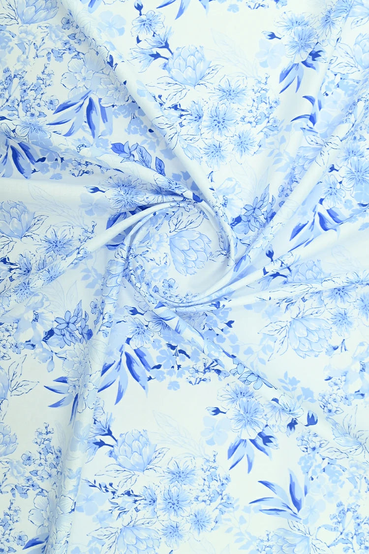 1-PC Unstitched Printed Cambric Kurti