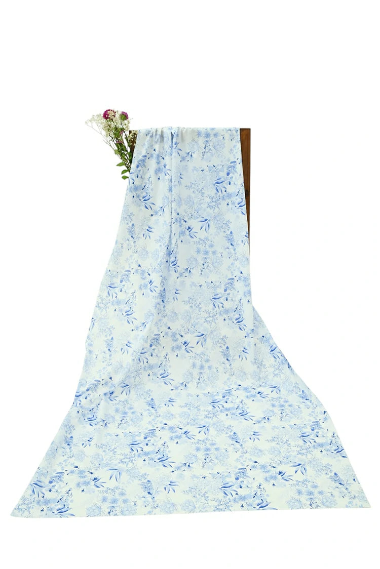 1-PC Unstitched Printed Cambric Kurti