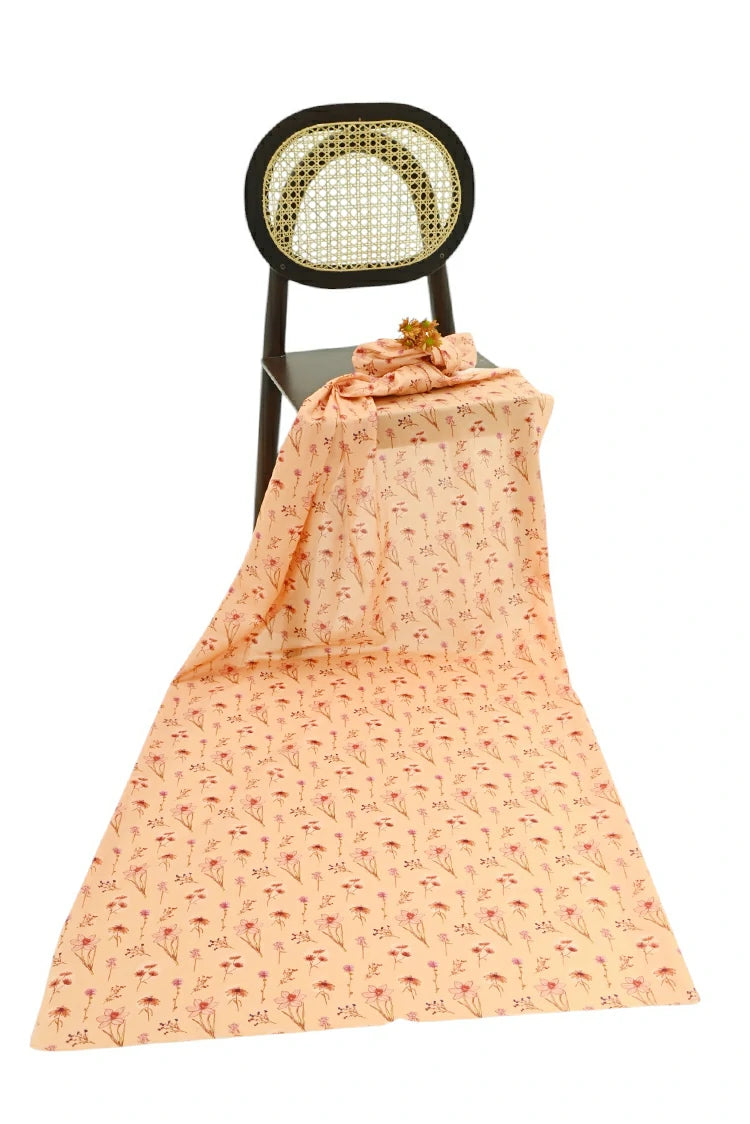 1-PC Unstitched Printed Cambric Kurti