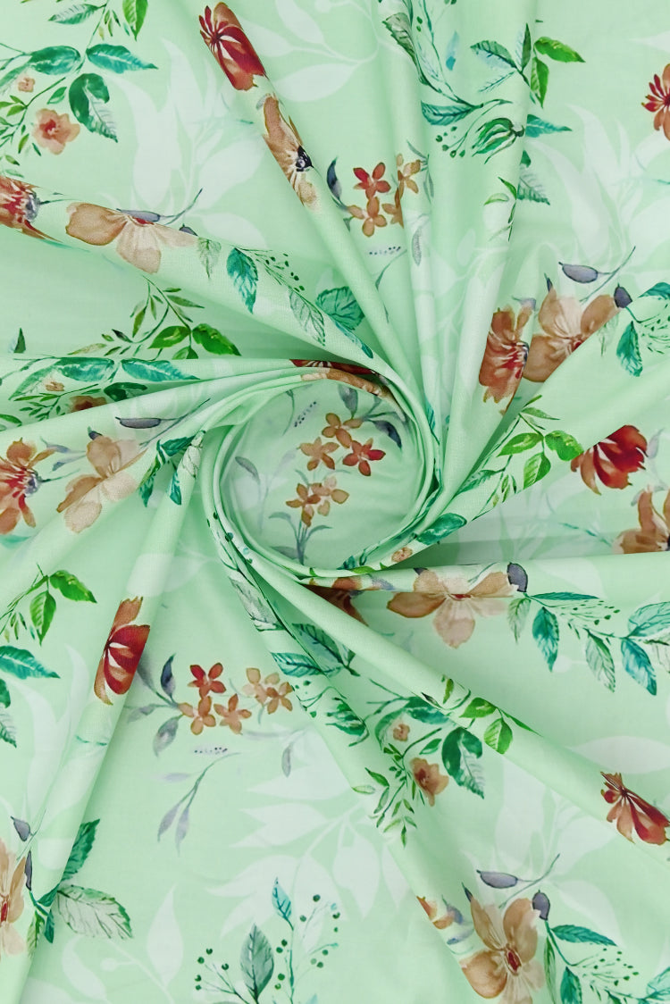 1-PC Unstitched Printed Cambric Kurti