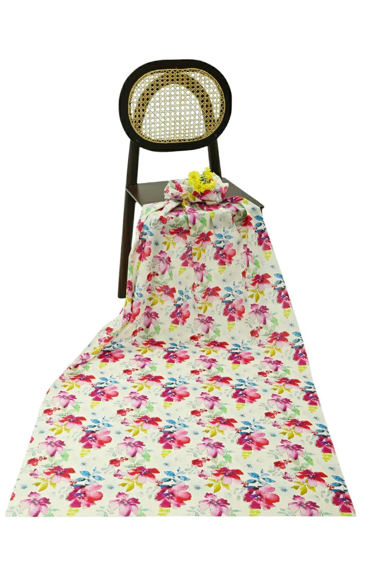 Picture of 1-PC Unstitched Printed Cambric Kurti - Available at Raja Sahib