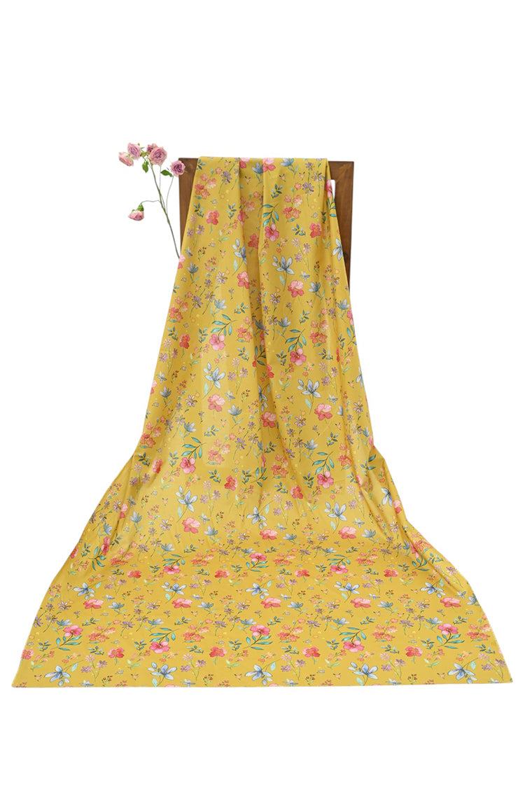 1-PC Unstitched Printed Cambric Kurti