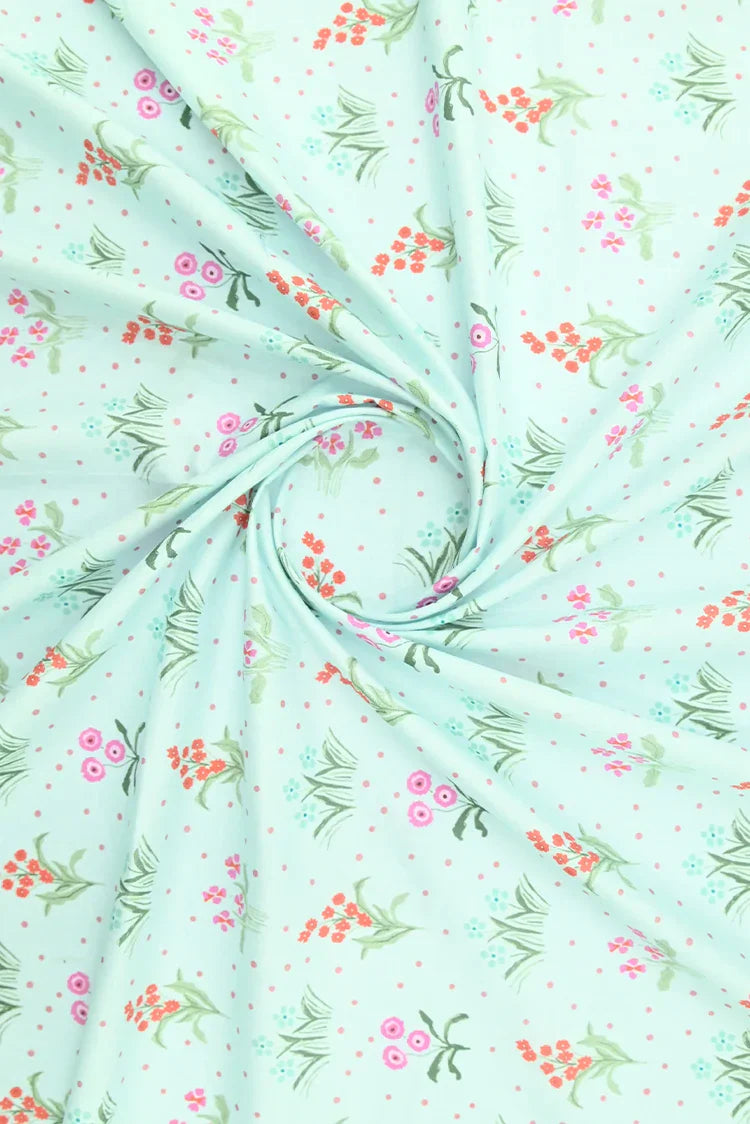 1-PC Unstitched Printed Cambric Kurti